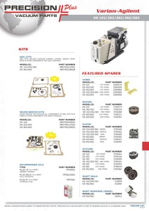 Molla della valvola di scarico, Fisher Scientific, Galileo, Varian - Agilent, Welch, Parte# 619561A